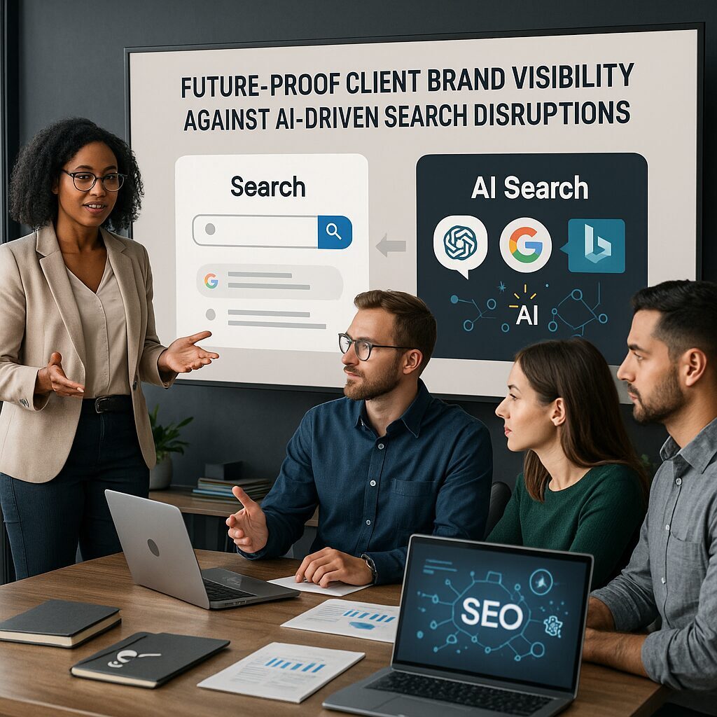 Build permanent brand visibility for your clients instead of chasing every algorithm change